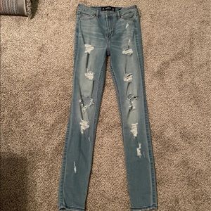 Hollister high rise super skinny 25w 30L